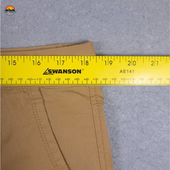 NWT Banana Republic Chino Shorts Brown 5" Flat Front Pockets Women's Size 14 - Picture 4 of 10